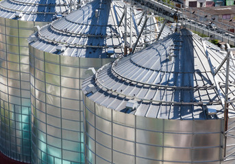steel silo close up © rsooll