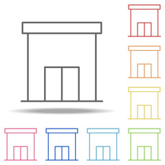 university icon. Elements of Building Landmarks in multi color style icons. Simple icon for websites, web design, mobile app, info graphics