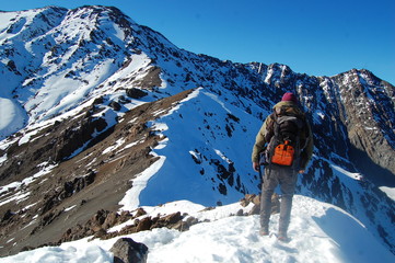 Fototapeta premium Road to the summit