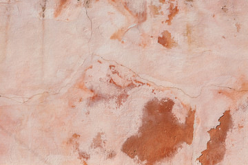 Weathered grunge orange wall
