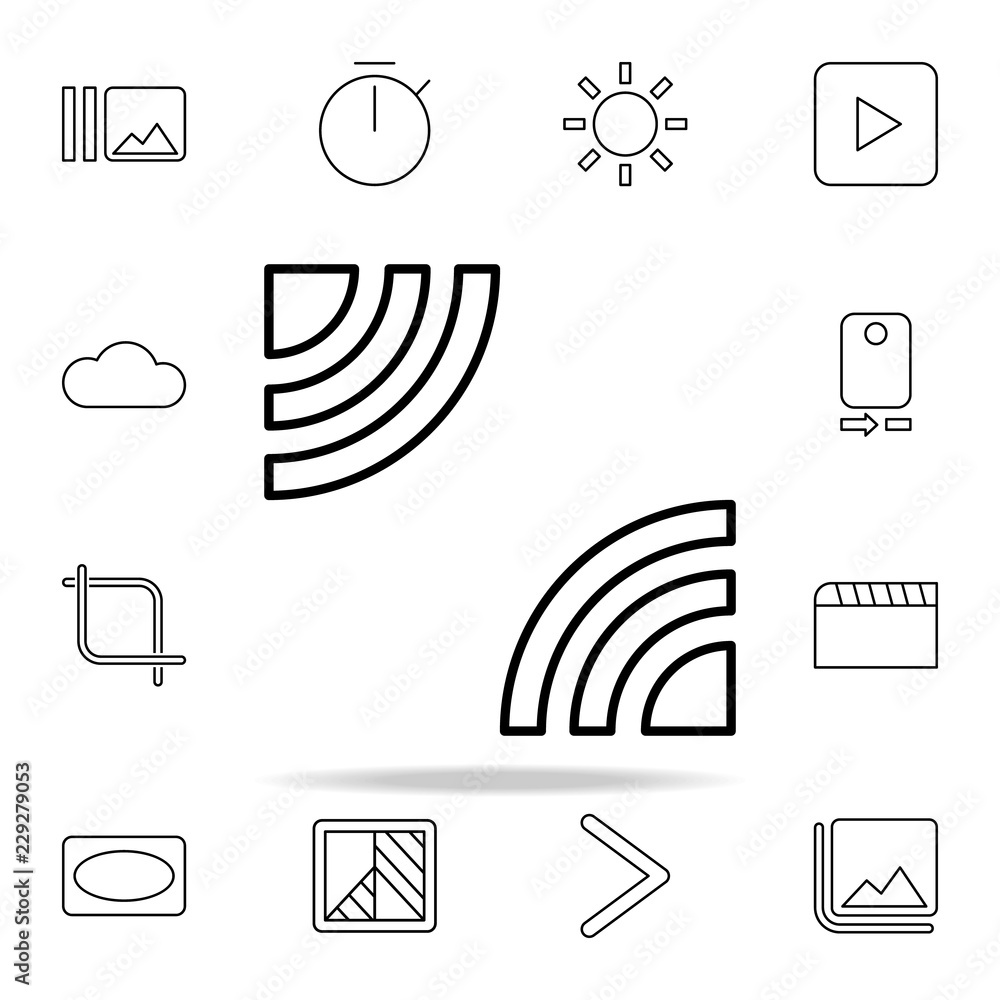 Poster portrait sign icon. image icons universal set for web and mobile