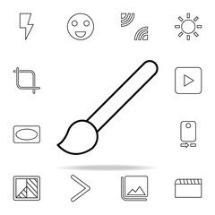 Brush sign icon. Image icons universal set for web and mobile