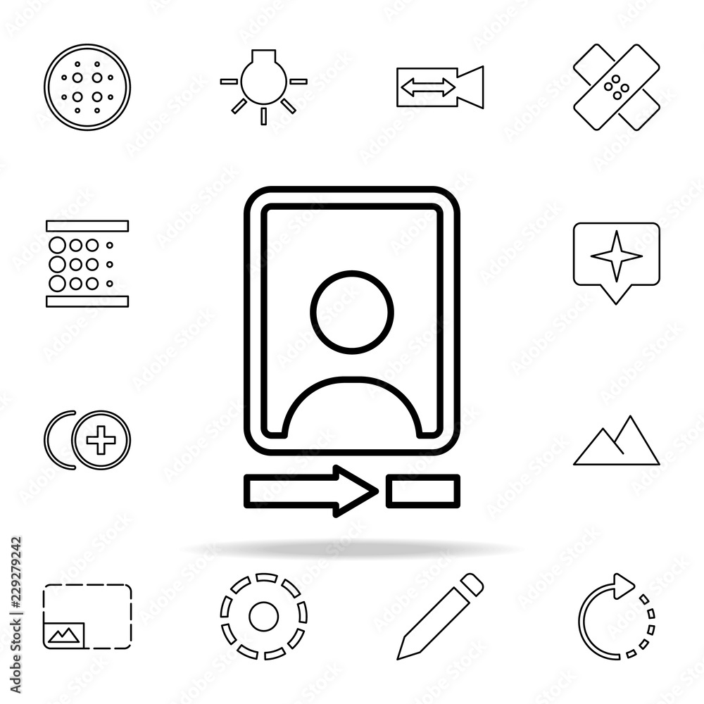 Poster brightness sign icon. image icons universal set for web and mobile