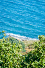 A beautiful day in forest and sea in Rmilat forest in Tangier