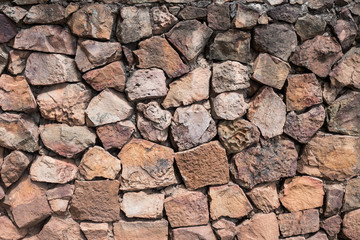 Stone wall texture background ,wall of natural decorative stone