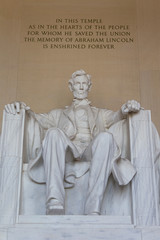 The Lincoln Memorial in Washington, DC