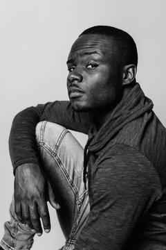 Portrait of african american young man