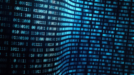 Internet: information and data flow concept