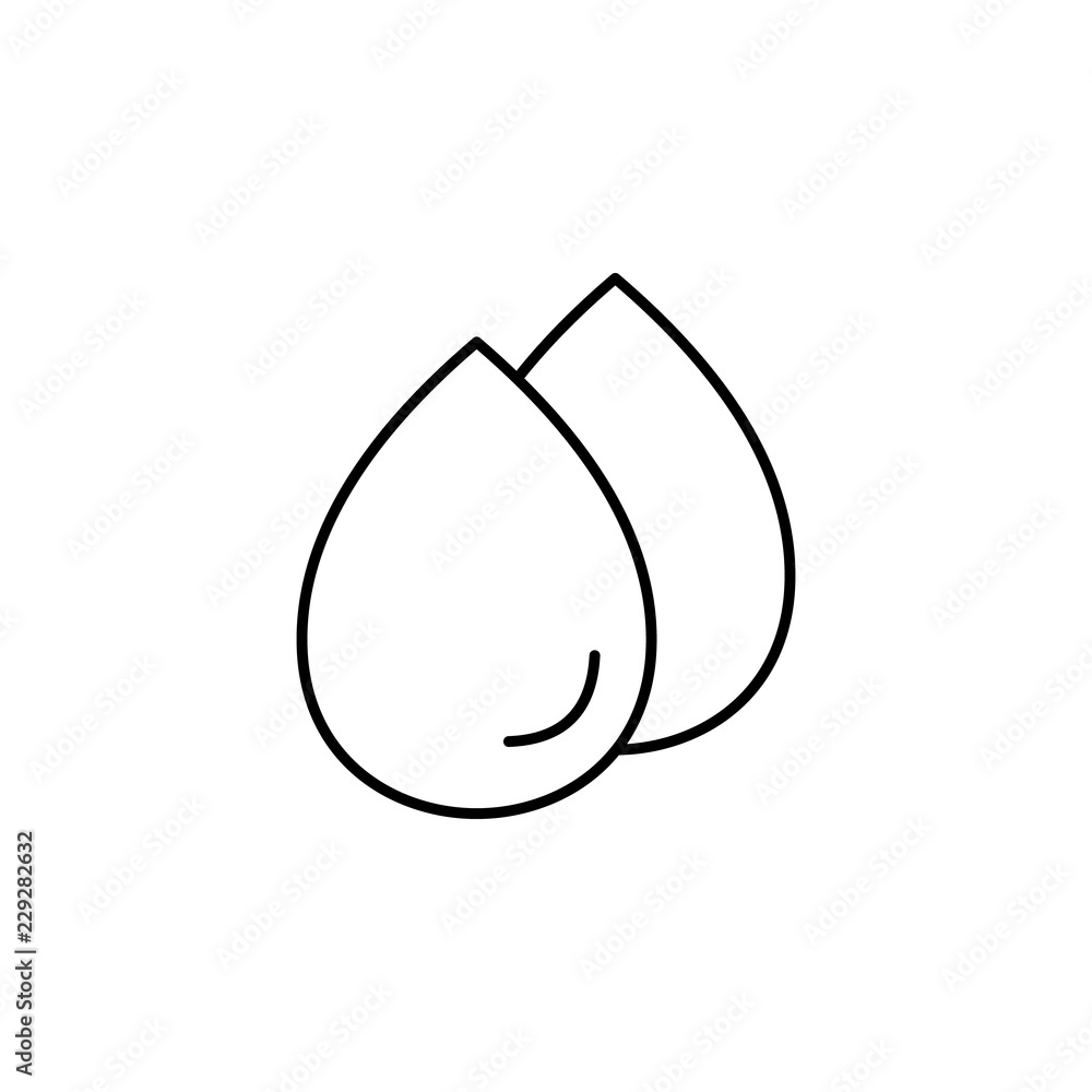 Poster drop icon. element of medicine for mobile concept and web apps icon. thin line icon for website desi