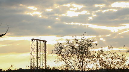 Sunset florest sun place gr