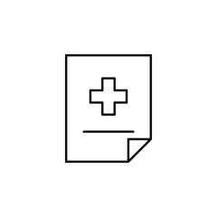 Obraz premium sticky icon. Element of medicine for mobile concept and web apps icon. Thin line icon for website design and development, app development. Premium icon