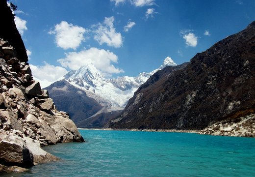 Luguna Par&oacute;n, Parque Nacional Huascar&aacute;n Per&uacute; 