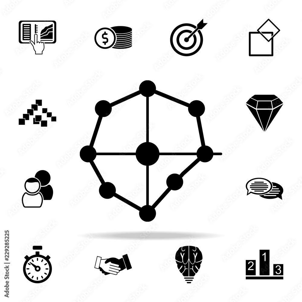 Poster scope sign icon. software development icons universal set for web and mobile