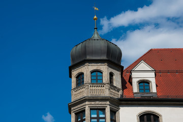 Old building tower. Munich, Germany