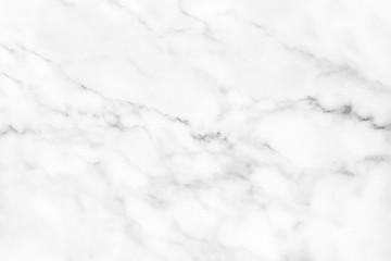 White marble texture with natural pattern for background