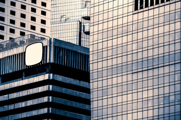 office building exterior, modern architecture, close up 