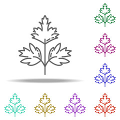 cilantro dusk icon. Elements of Vegetables in multi color style icons. Simple icon for websites, web design, mobile app, info graphics