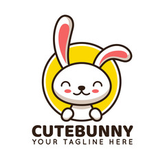 cute bunny rabbit logo