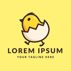 little chicken egg logo
