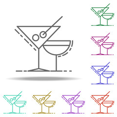 cocktail drinks dusk icon. Elements of Birthday in multi color style icons. Simple icon for websites, web design, mobile app, info graphics