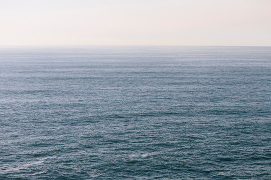 View of expansive seascape