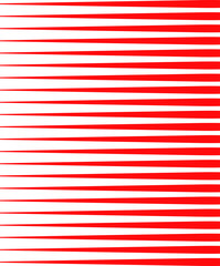 Naklejka premium Red gradation scale line