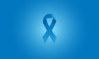 blue straight ribbon gradient with blue background with light