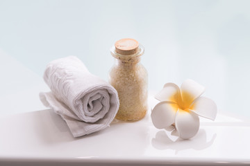 Fototapeta na wymiar thai spa massage setting 