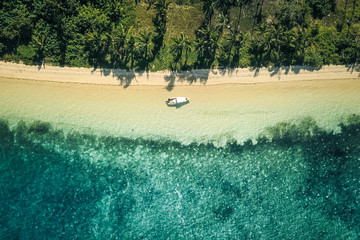 Beach Drone Shot Tonga