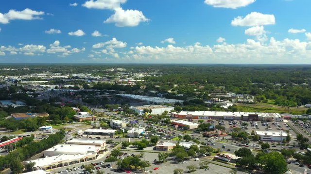 Aerial footage Ocala Florida USA 4k 30p