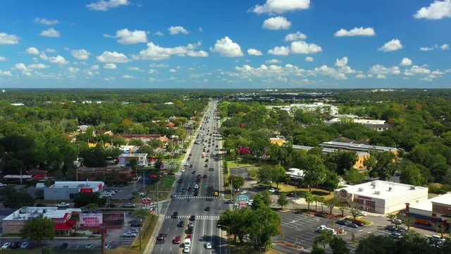 Business district Downtown Ocala Florida
