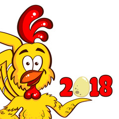 Yellow Chicken Closeup