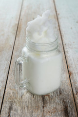coconut ice shaved drink