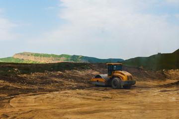 Obraz premium construction in the mountains