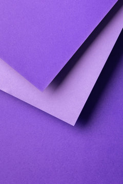 Ultra violet color of the year paper designs