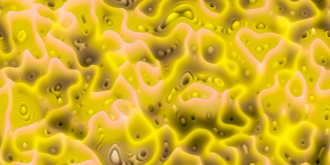 Smooth waxy spikes like melted wax or coral or organic surfac