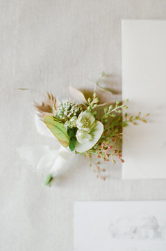 Groom's boutonniere