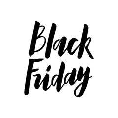 Black Friday - hand drawn lettering typography