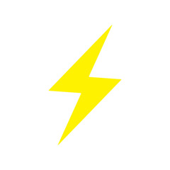 lightning icon, electric icon vector
