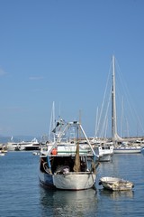 Fototapeta premium Fishing boats at Santa Margherita