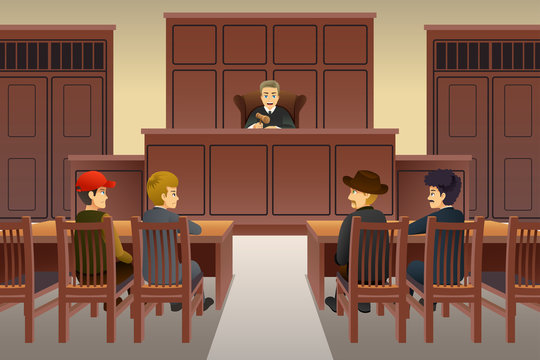 Afbeeldingen over Courtroom Cartoon – Blader in stockfoto's, vectoren en  video's over 3,685 | Adobe Stock