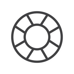 Obraz premium Lifesaver vector icon