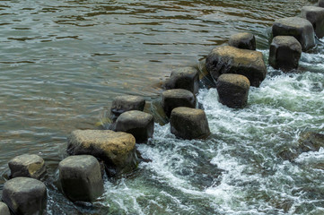 岩手県花巻市の北上川 宮沢賢治が名付けた「イギリス海岸」