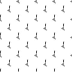 Towel forceps pattern vector seamless repeating for any web design