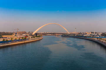 Naklejka premium Tolerance Bridge in Dubai city, UAE