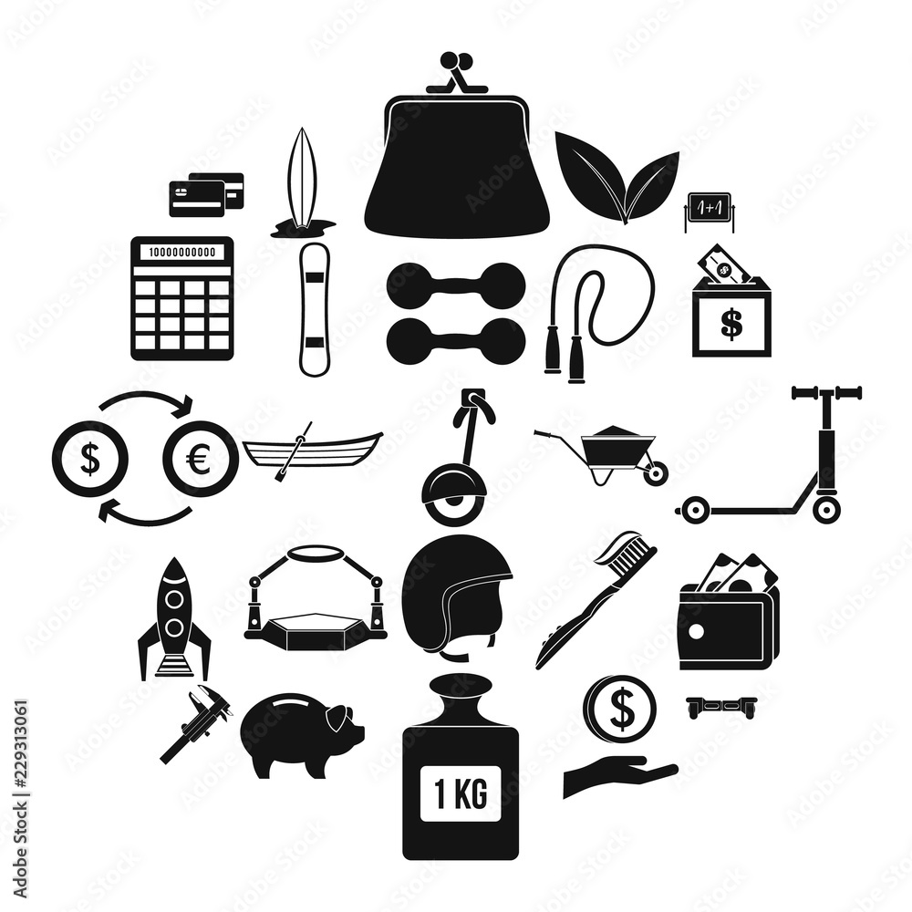 Poster beam icons set. simple set of 25 beam vector icons for web isolated on white background