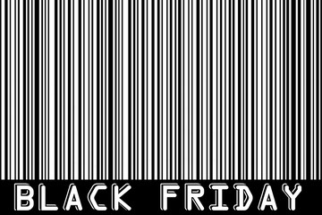 Código de barras de Black Friday