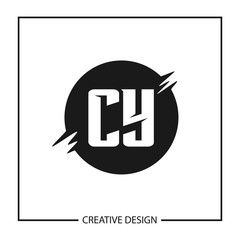 Initial Letter CY Logo Template Design
