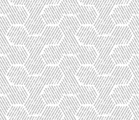 Abstract geometrisch patroon met strepen, lijnen. Naadloze vectorachtergrond. Wit en grijs ornament. Eenvoudig rooster grafisch ontwerp,