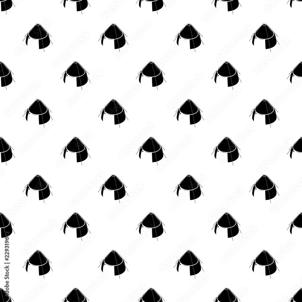 Poster conic tent pattern vector seamless repeating for any web design